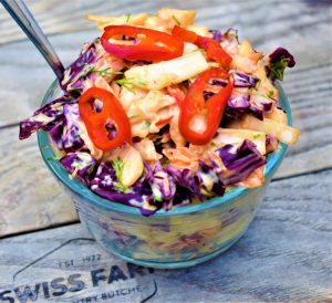 Spicy coleslaw recipe